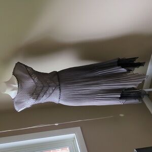 Komarov gray midi dress size small